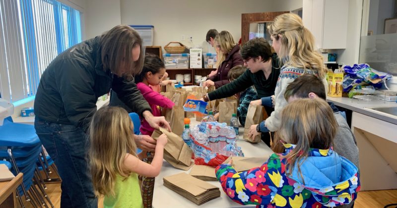 Lunch Bag Assembly Makes Over 200 Lunches